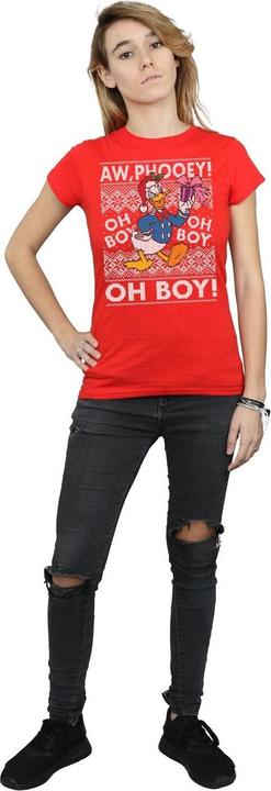 Produktbild Disney Donald Duck Christmas Fair Isle TShirt (XXL)