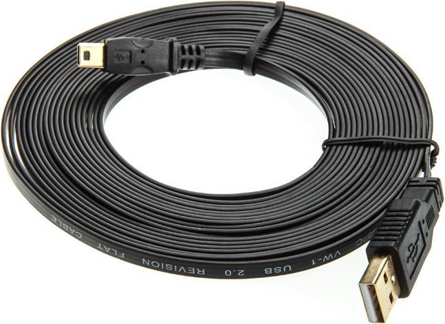 Image du produit InLine Câble Mini USB 2.0 USB-A vers Mini-B (5 m, USB 2.0)
