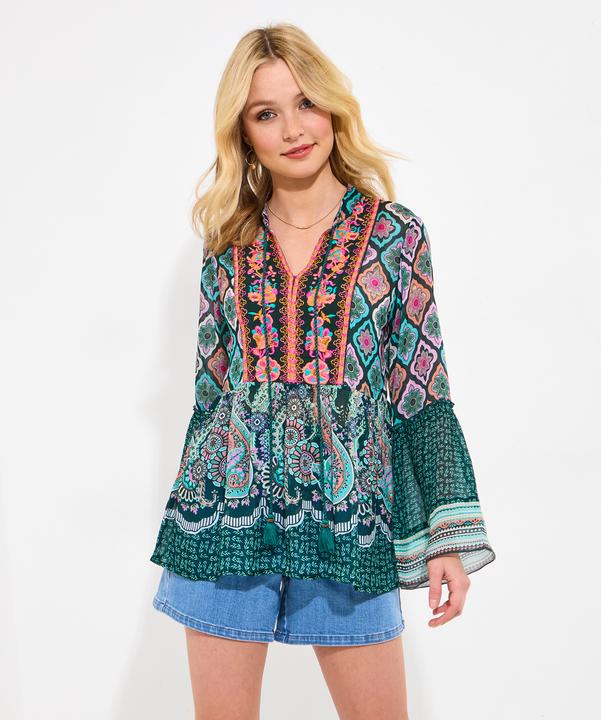 Produktbild Joe Browns Floral Geometric Boho Tunic Top (16)