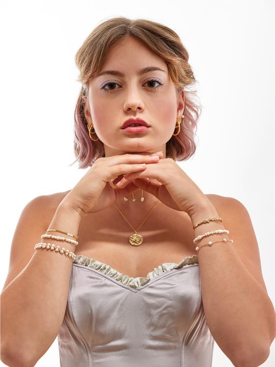Produktbild Ellenoe Linda (18k vergoldet, 925 Sterling Silber, natürliche Süsswasserperlen)