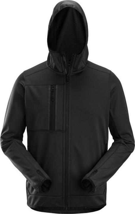 Produktbild Snickers Workwear 80580400006 AllroundWork, Fleece-Hoodie mit Reissverschluss Schwarz L (XS, S, M, L, XL, XXL, 3XL)