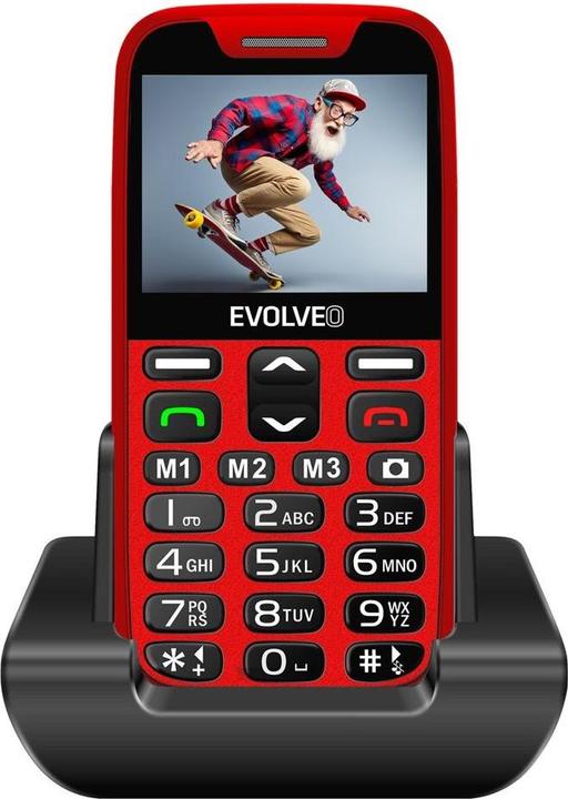 Immagine prodotto Evolveo EasyPhone XR, telefono cellulare per anziani con un'ottima qualità, červená (2G)