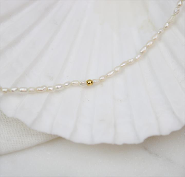 Actual product image Ellenoe Johanna (925 Sterling silver, Natural freshwater pearls, 14K gold-plated)
