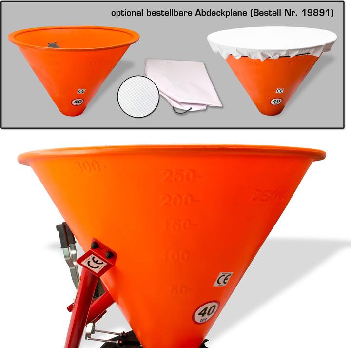 Immagine prodotto Dema Spandiconcime / spargisale 300l con trasmissione a presa di forza