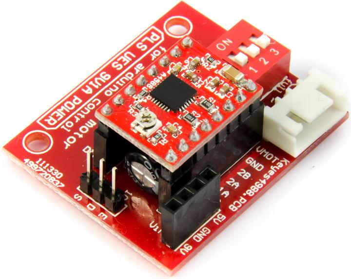 Image du produit Purecrea Carte de contrôle de moteur pas à pas unique A4988