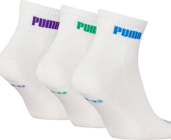 Produktbild Puma Cushioned Quarter Socken (3er Pack, 35 - 38)