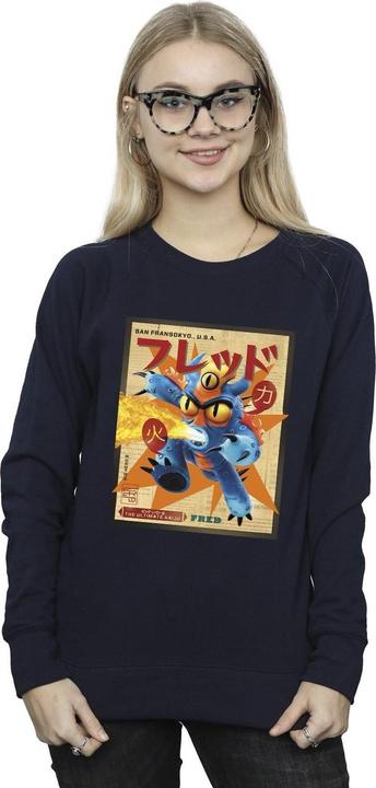 Image du produit Disney - Sweat BIG HERO BAYMAX FRED NEWSPAPER - Femme (XXL)