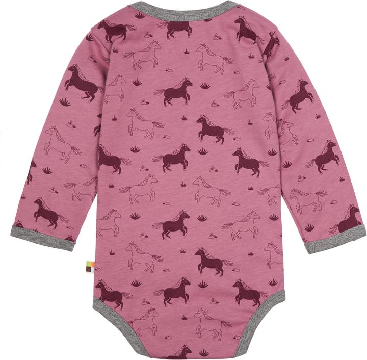 Immagine prodotto loud + proud Corpo Manica Lunga Stampa Cavallo Uva (62, 68)