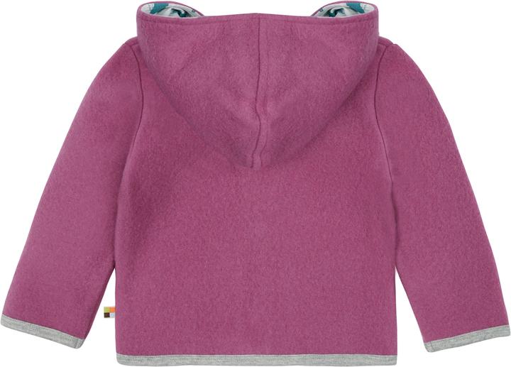 Produktbild loud + proud Jacke Wollfleece Grape (68)