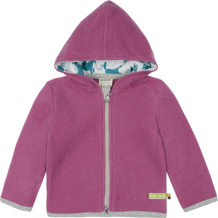 Actual product image loud + proud Jacket Wool Fleece Grape (80)