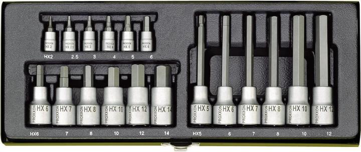 Immagine prodotto Proxxon Set di chiavi a bussola (2.5/8", 10 mm, 7 mm, 12 mm, 6 mm)