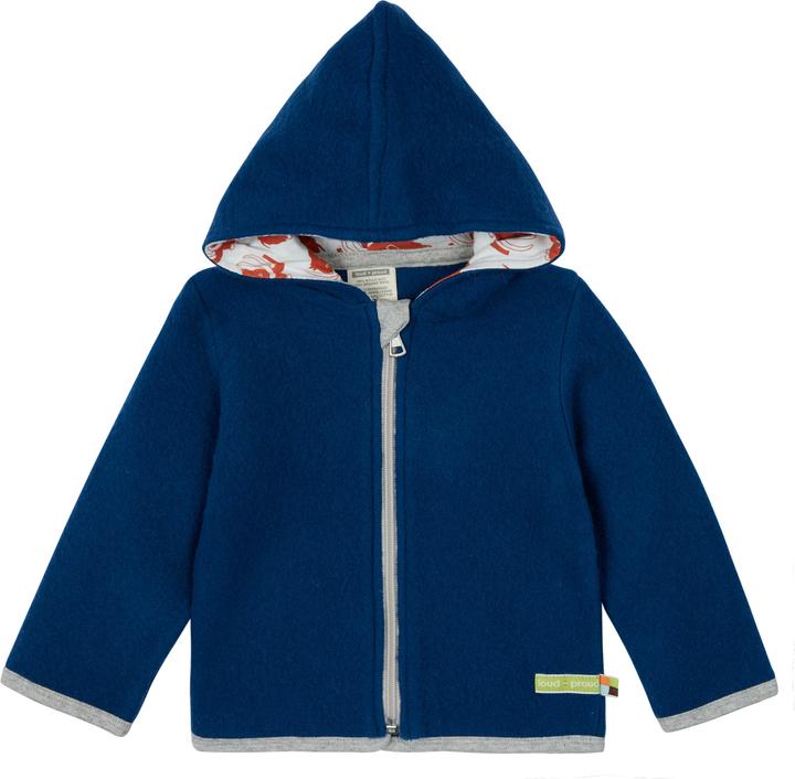 loud + proud Jacke Wollfleece Ultramarin