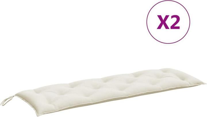 Immagine prodotto VidaXL Cuscini per panca da giardino 2 pezzi in tessuto (150 x 50 x 7 cm)