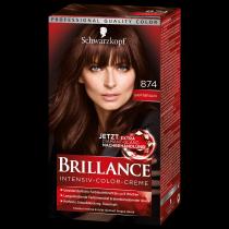 Actual product image Schwarzkopf Brilliance (874 Velvet brown)