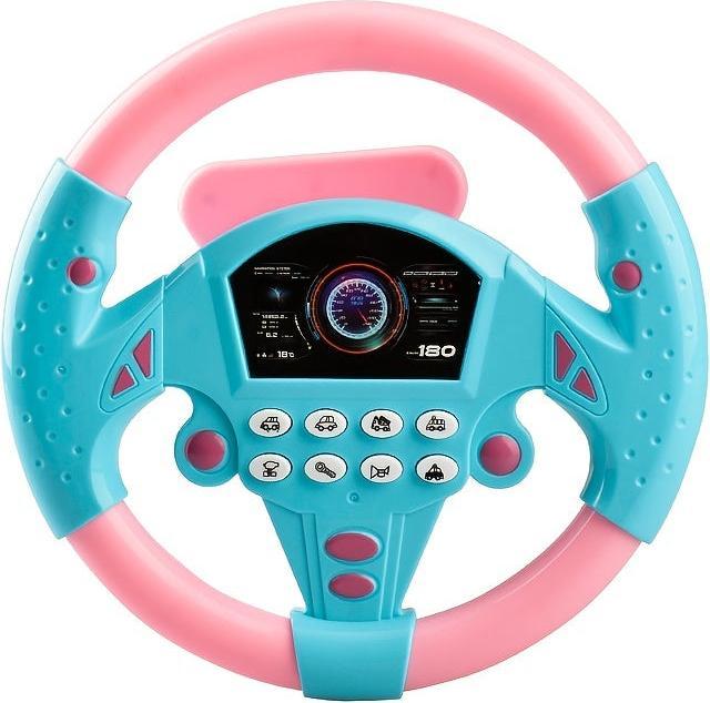 Immagine prodotto Activity Board Giocattolo di simulazione del volante musicale Co-Pilot, giocattolo per bambini per la prima