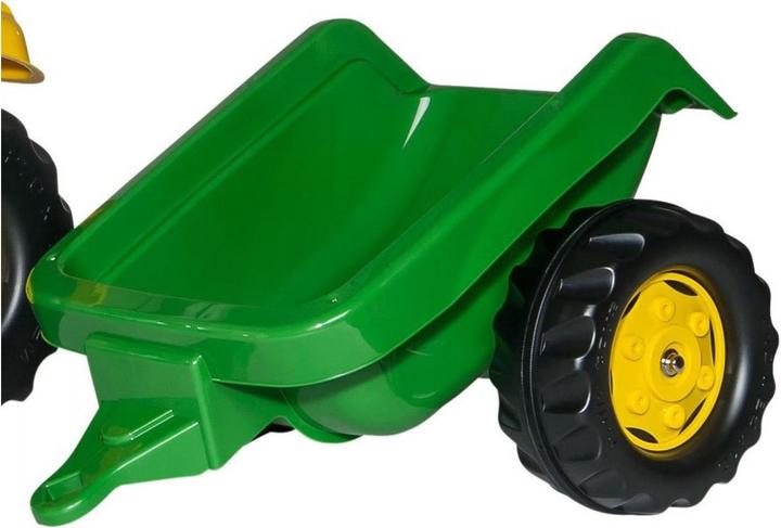 Image du produit Vedes John Deere Tracteur à pédales pour enfants avec chargeur frontal et remorque