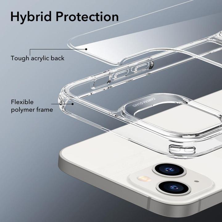 Produktbild ESR Hülle Apple iPhone 14 - Hardcase Schutzhülle Air Shield Boost Anti-Shock/Kratzfest mit Standfunk (Apple iPhone 14)