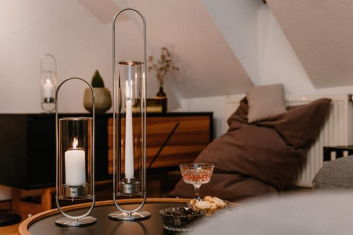 Actual product image Höfats OVAL CANDLE 35 silver