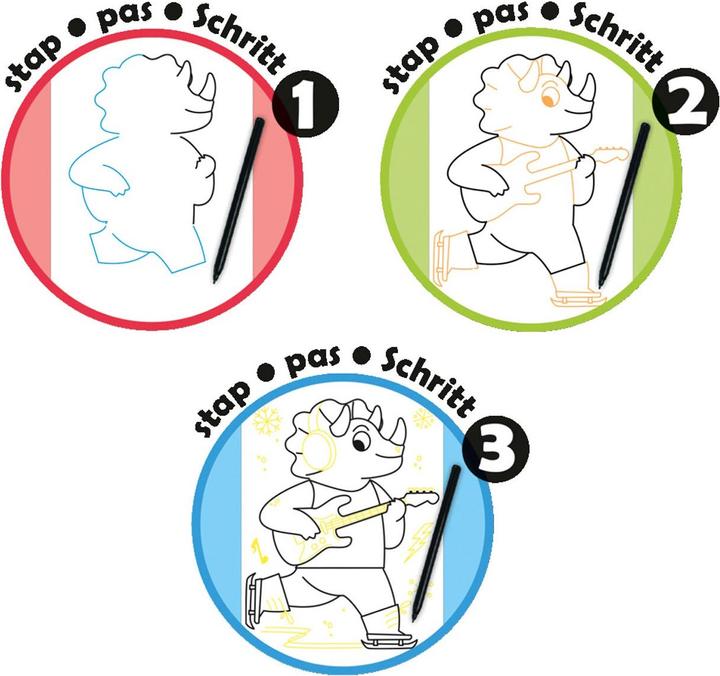 Immagine prodotto Jumbo Personaggi di Dessineo Tavolo da disegno passo dopo passo