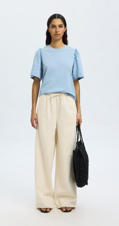 Image du produit Selected Femme Slfpenelope 2/4 Ruffle Tee Noos (M)