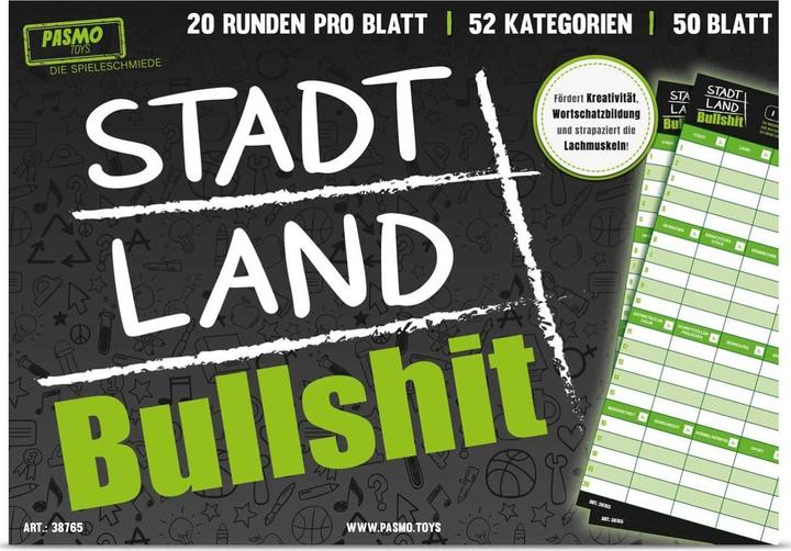 Produktbild Craze Stadt Land Bullshit A3 (Deutsch)