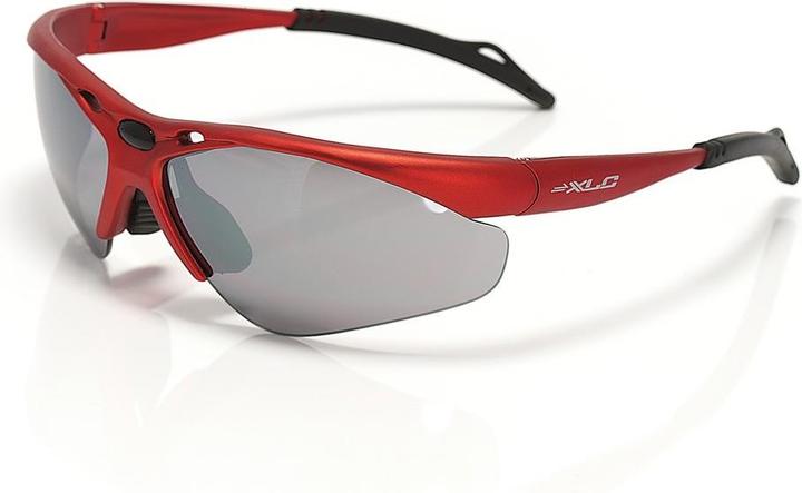 Produktbild XLC Lunettes TAHITI Rouge (Soft-Flex-Rahmen, Verspiegeltes Glas)