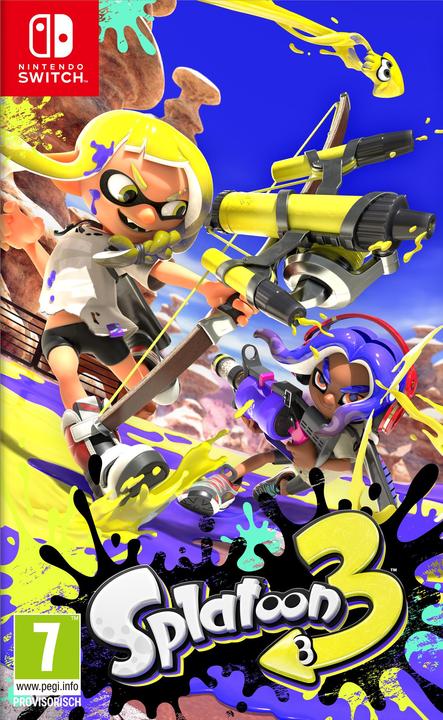 Actual product image Nintendo Splatoon 3 (Switch, Multilingual)