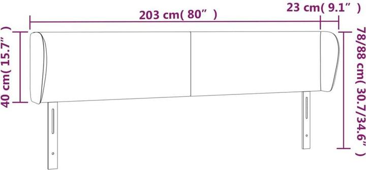 Immagine prodotto VidaXL Pranav (203 x 23 x 88 cm)