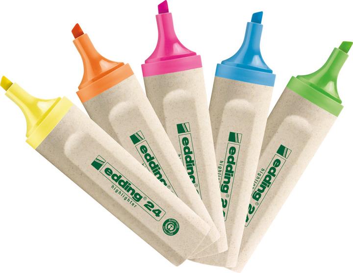 Produktbild Edding Textmarker EcoLine 24 (Rosa, 5 mm, 1 x)