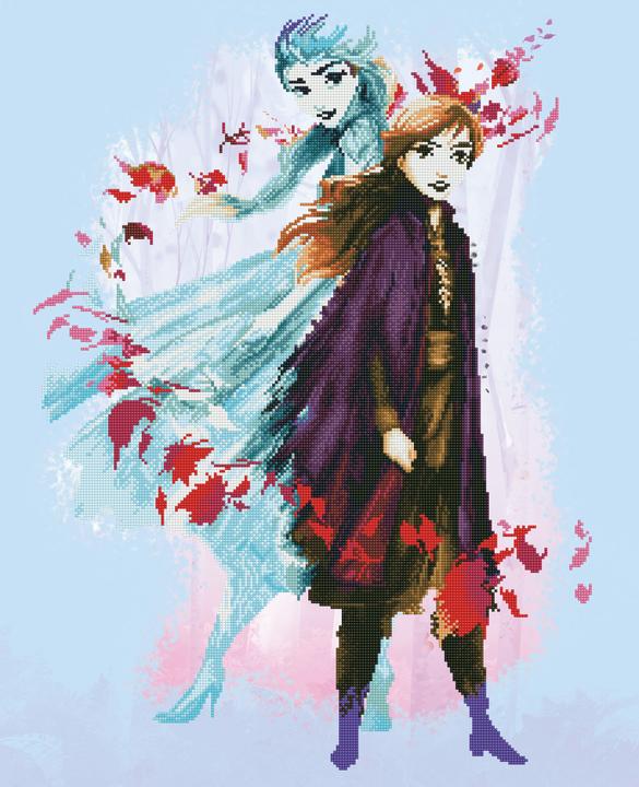 Produktbild Diamond Dotz Original Diamond Painting Set Die Eiskönigin "Destiny Awaits", Kreativset mit 24.472
