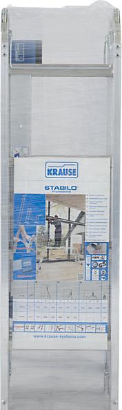 Actual product image Krause STABILO hinged multipurpose ladder, can be used as a lean to ladder or step (Single ladder, 575 cm)