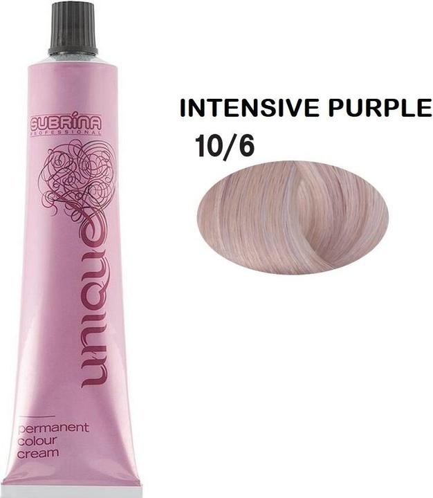 Produktbild Subrina Professionelles Unique Permanentes Haarfärbemittel 106 Intensives Violett Hellblond - 100 Ml (106 Intensives Violett Hellblond)