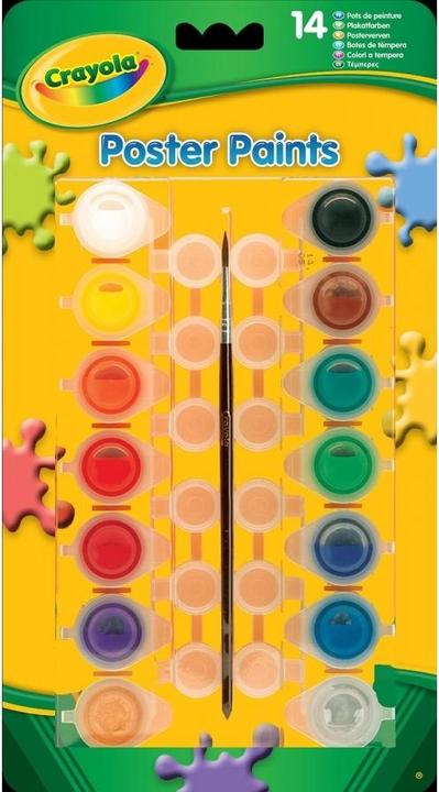 Crayola Farben auf Wasserbasis (14 Farben)