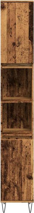 Produktbild VidaXL Badschrank Hochschrank Badezimmerschrank Badmöbel Schrank Altholz-Optik (30 x 30 x 190 cm)