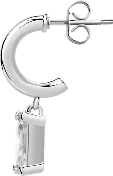 Actual product image La Petite Story Hoop Earrings White (Brass)
