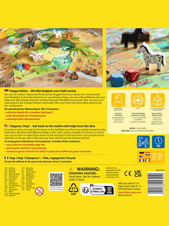 Image du produit Haba Hoppe Rider (Néerlandais, Espagnol, Français, Italien, Anglais, Allemand)