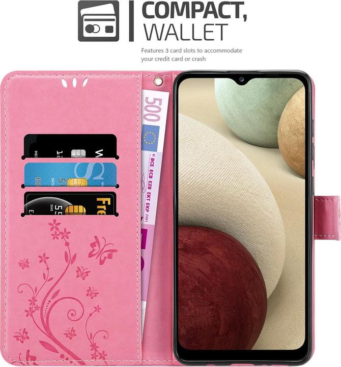 Productafbeelding Cadorabo Bloemen Boekomslag (Samsung Galaxy A12)
