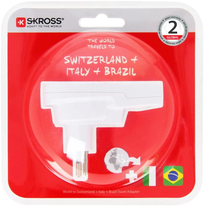 Actual product image Skross World to CH Italy Brasil