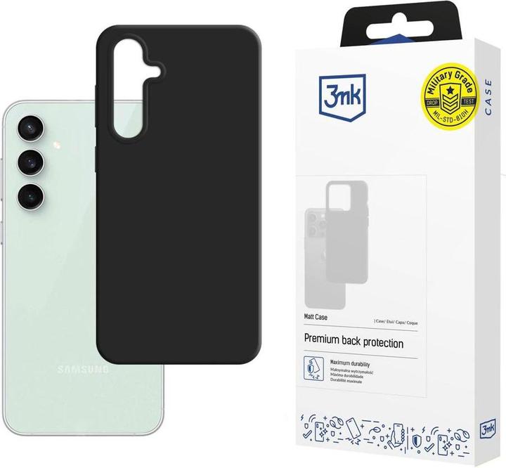 Actual product image 3MK Samsung Galaxy S23 FE - Matt Case black (Samsung Galaxy S23 FE)