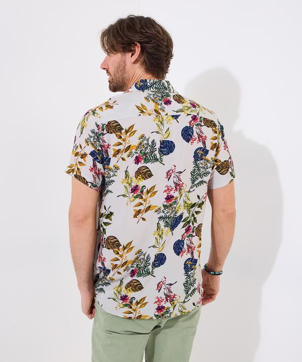 Actual product image Joe Browns Botanical Print Revere Collar Shirt (XXL)