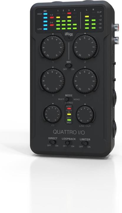 Image du produit IK Multimedia Interface audio IRig Pro Quattro I/O Deluxe (USB)
