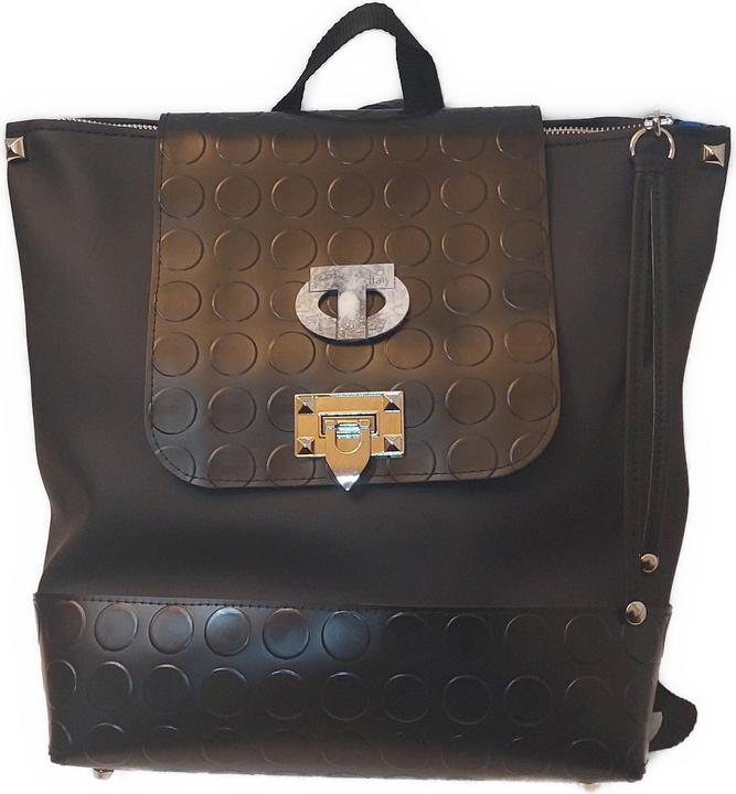 Actual product image Tooitaly Fashion Backpack Upcycling from Recycled PET Bottles from the Sea No.22 Hand Made in Ital