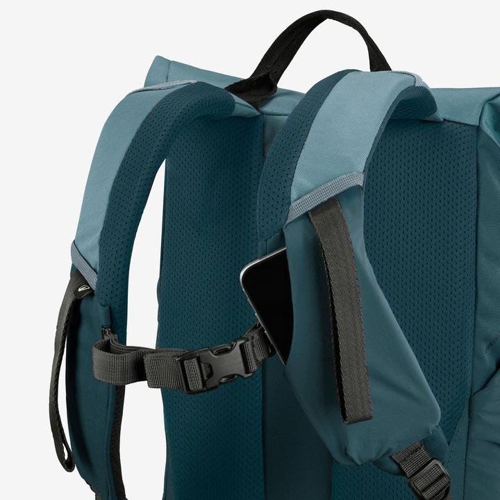 Produktbild Quechua Wanderrucksack Rolltop - NH500 Escape 16 l + 4 blau (21 l)