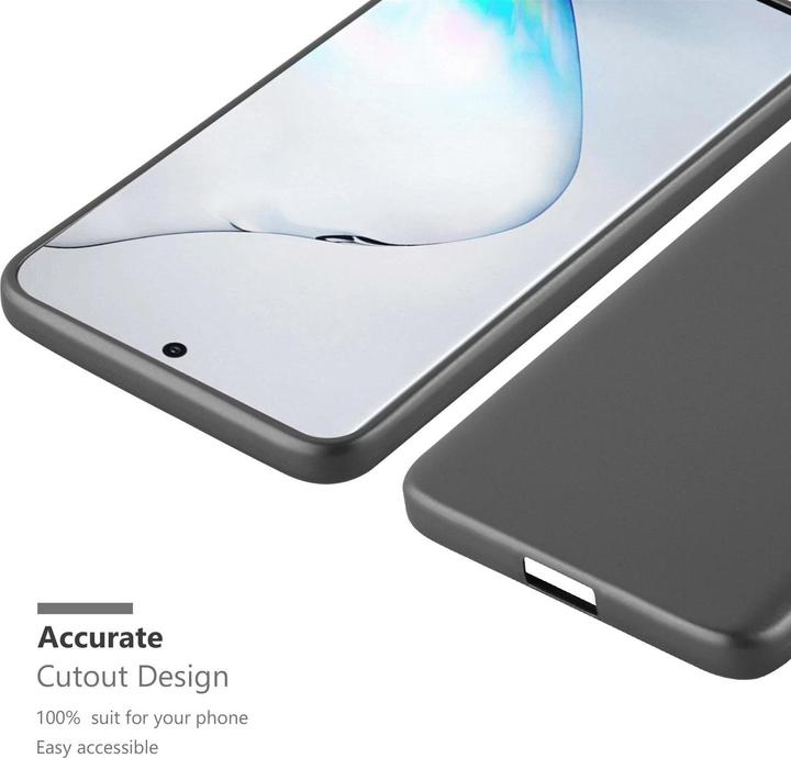 Productafbeelding Cadorabo TPU Matte Metallic hoes (Samsung Galaxy Note 10 Plus)