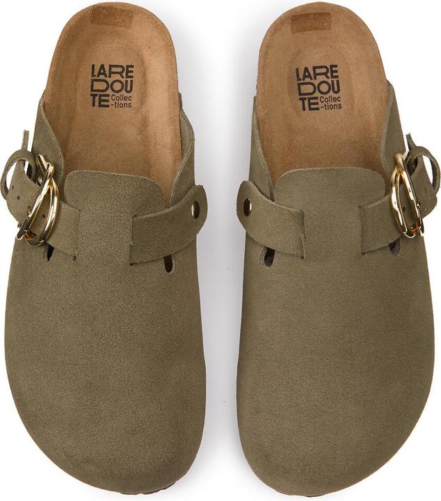Produktbild La Redoute Collections Pantoletten aus Veloursleder (39)