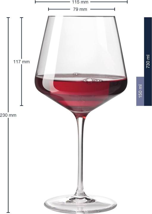 Actual product image Leonardo Puccini (15 cl, 6 Glasses, Red wine glasses)