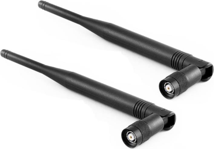 Immagine prodotto Varia Set di antenne WLAN ad alta velocità, 2x 5 dBi, 2,4 GHz, connessione RP-TNC