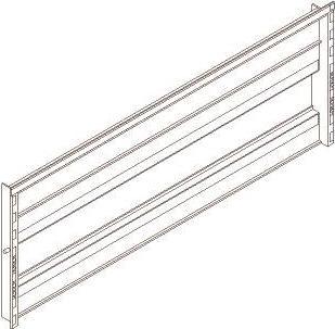Eaton DIN afdaekning 4 x 1,5 modul saet, lysningsmål pr. 4 modul dinskinne er 431mm svarende til 12stk