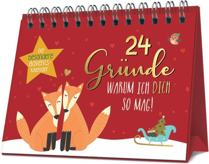 Image du produit 24 raisons pour lesquelles je vous aime bien. Le calendrier de l'Avent spécial