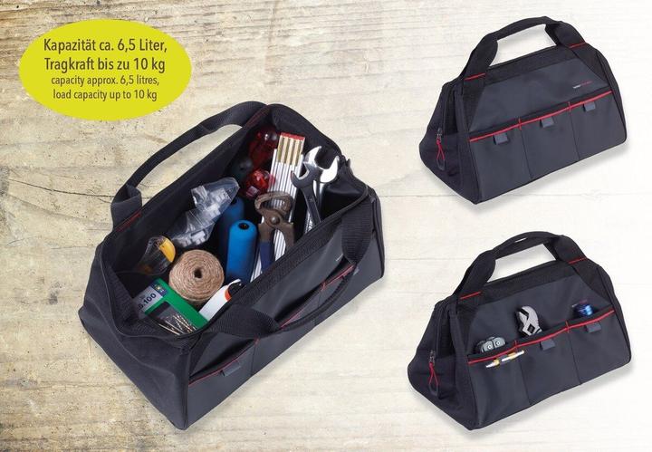 Actual product image Troika TOOL BAG Caisse à outils, noir/rouge